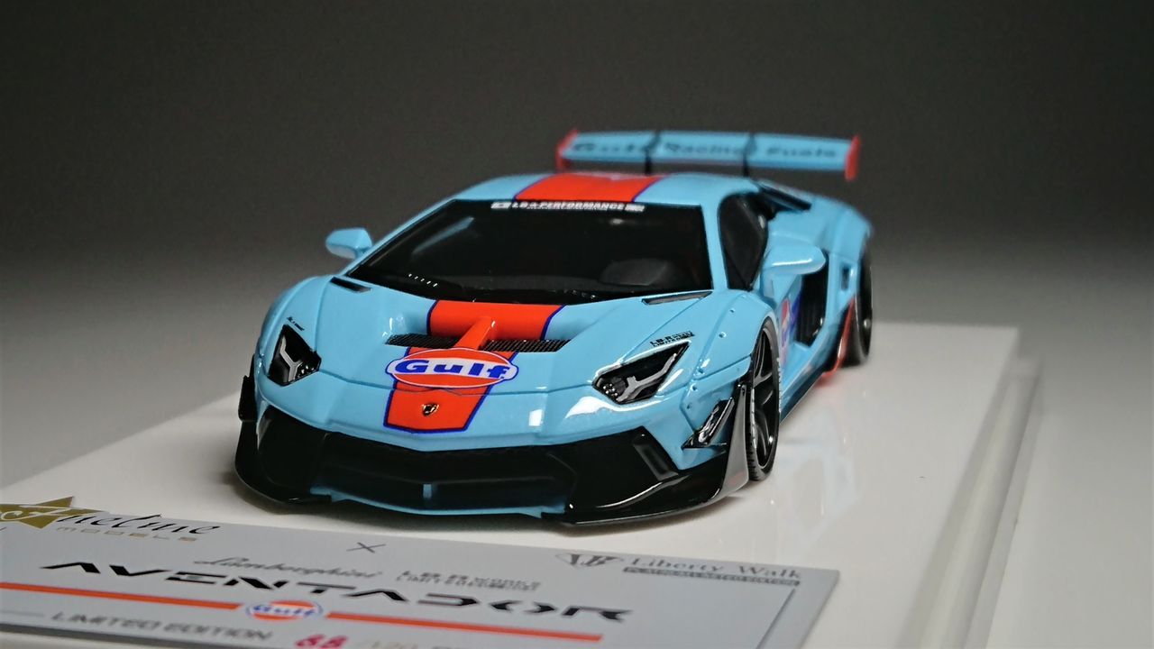 Fuelme 1/43 LBWK アヴェンタドール メイクアップ 1/43 FuelMe Lamborghini Aventador LB Works Liberty Walk
