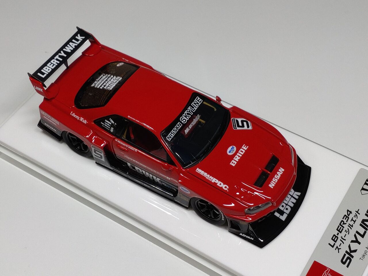 懐かしい~....EIDOLON 1/43 Liberty Walk LB-ER34 Super Silhouette