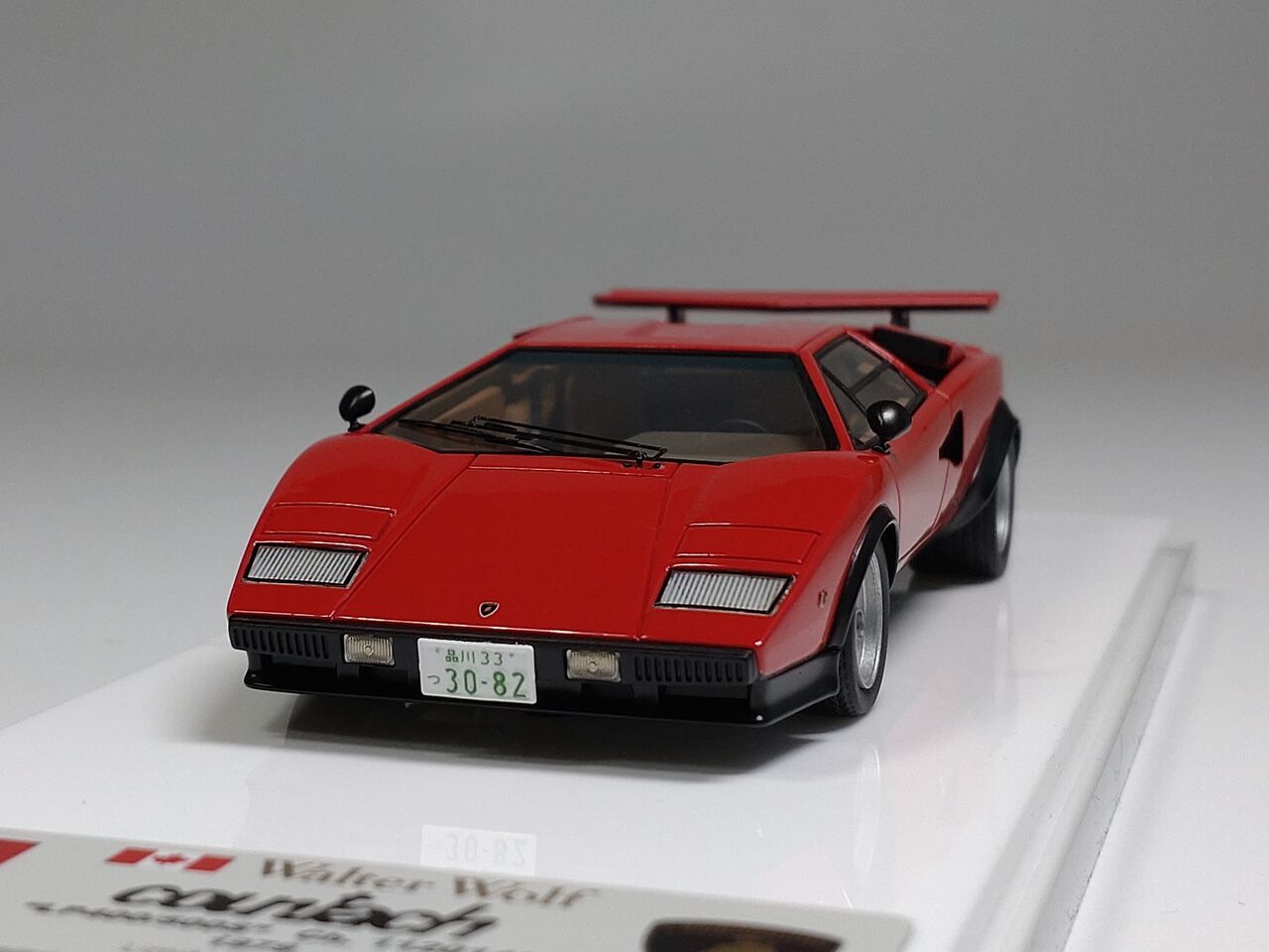 蘇る金狼 Scissor Doors Exclusive Eidolon 1 43 Lamborghini Countach Lp400 500s Ch Walter Wolf 1979 Limited Pcs ミニカー道中記