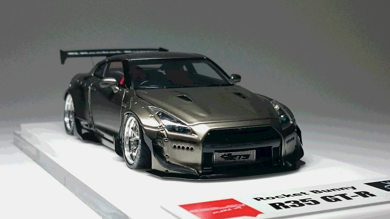 1/43ミニカー　アイドロン　Rocket Bunny GT-R 　マットグレー 1/43ミニカー アイドロン Rocket Bunny GT-R マットグレー 1/43