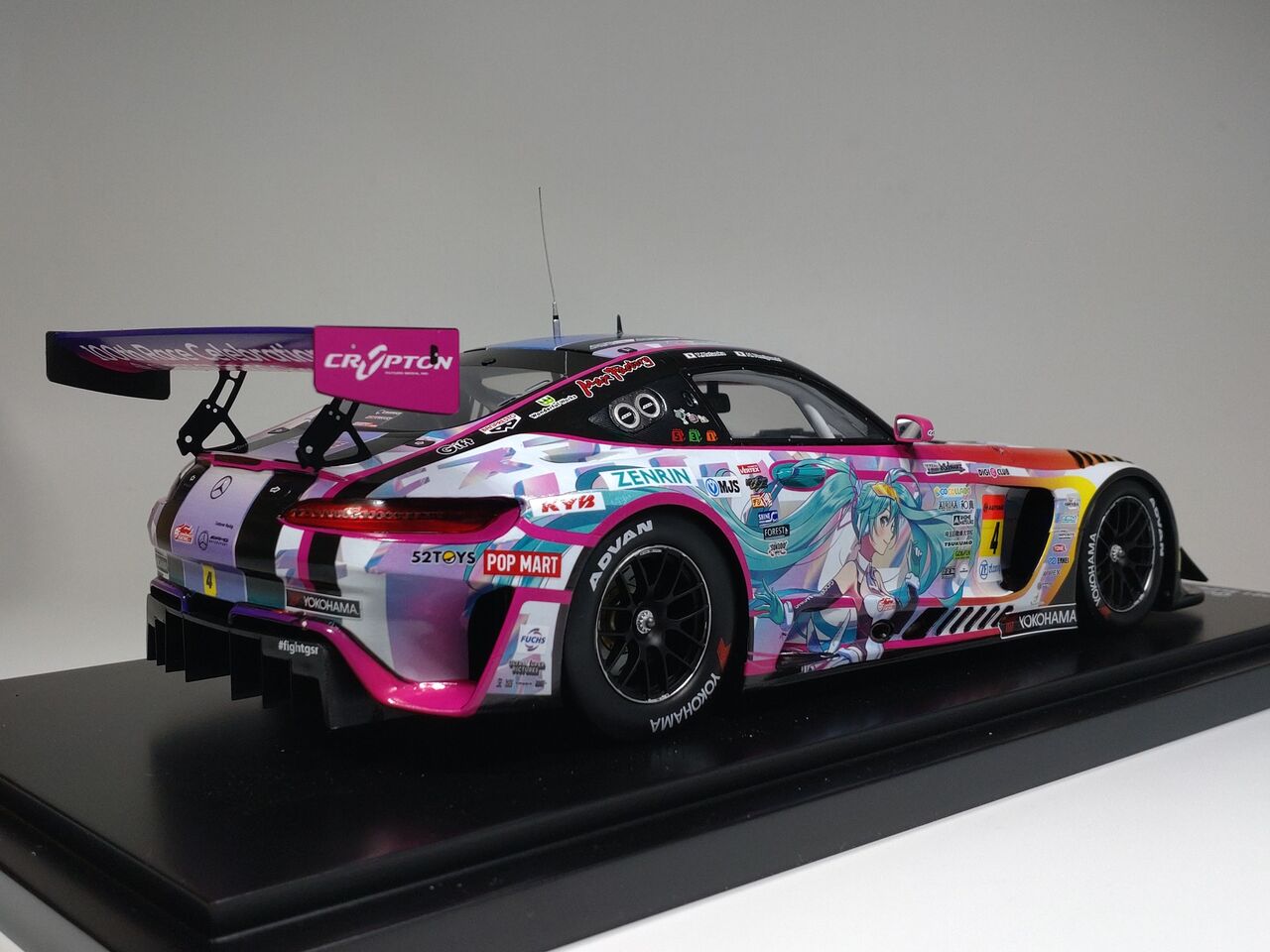 5月ラスト納車..GSR特注 Spark 1/18 Goodsmile Hatsune Miku AMG