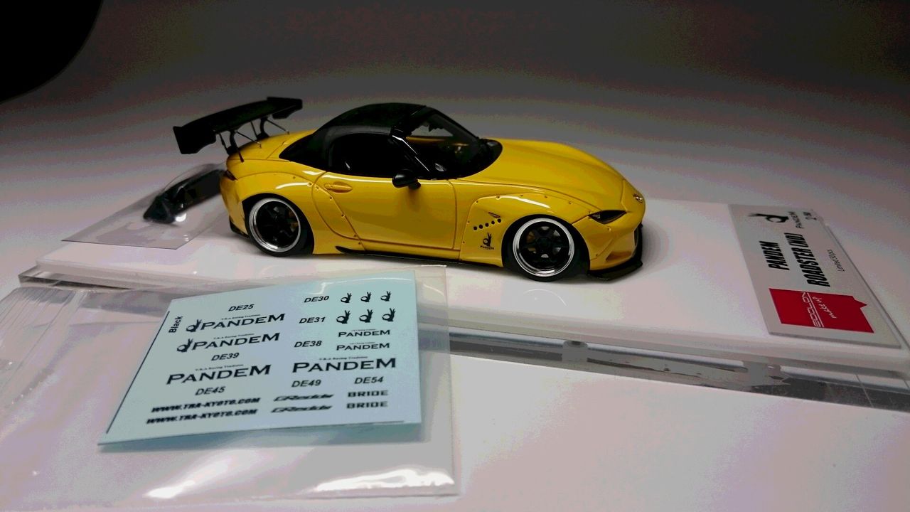 アイドロン1/43PANDEM ロードスター(ND)Yellow : ミニカー道中記 アイドロン1/43PANDEM ロードスター(ND)Yellow : ミニカー道中記