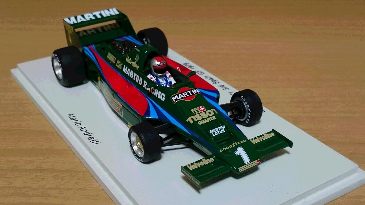 迷車!スパーク1/43ロータス80 スペインGP1979 M.アンド 迷車!スパーク1/43ロータス80 スペインGP1979 M.アンド