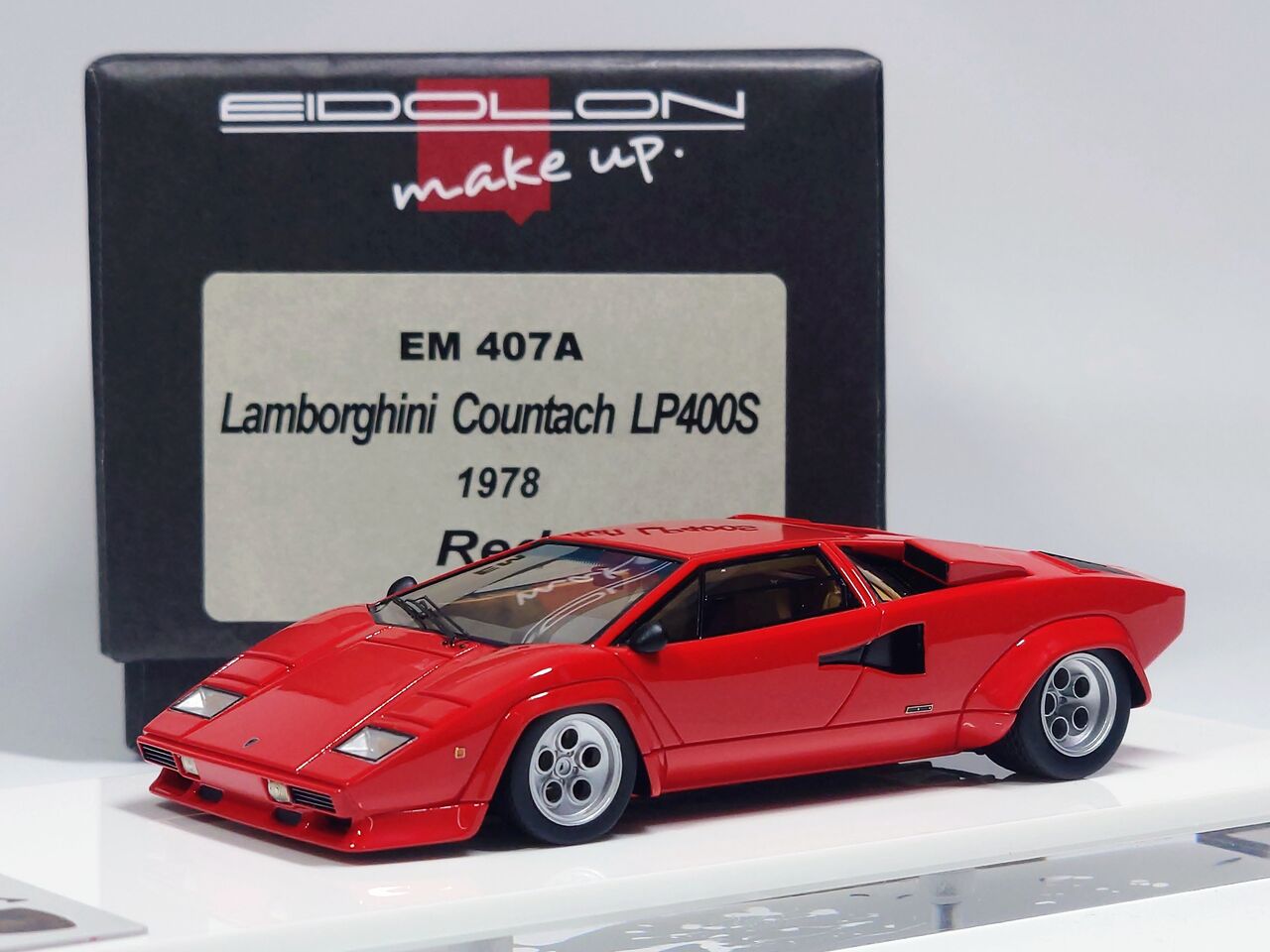 一番好きな..EIDOLON 1/43 Lamborghini Countach LP400S 1978 Red
