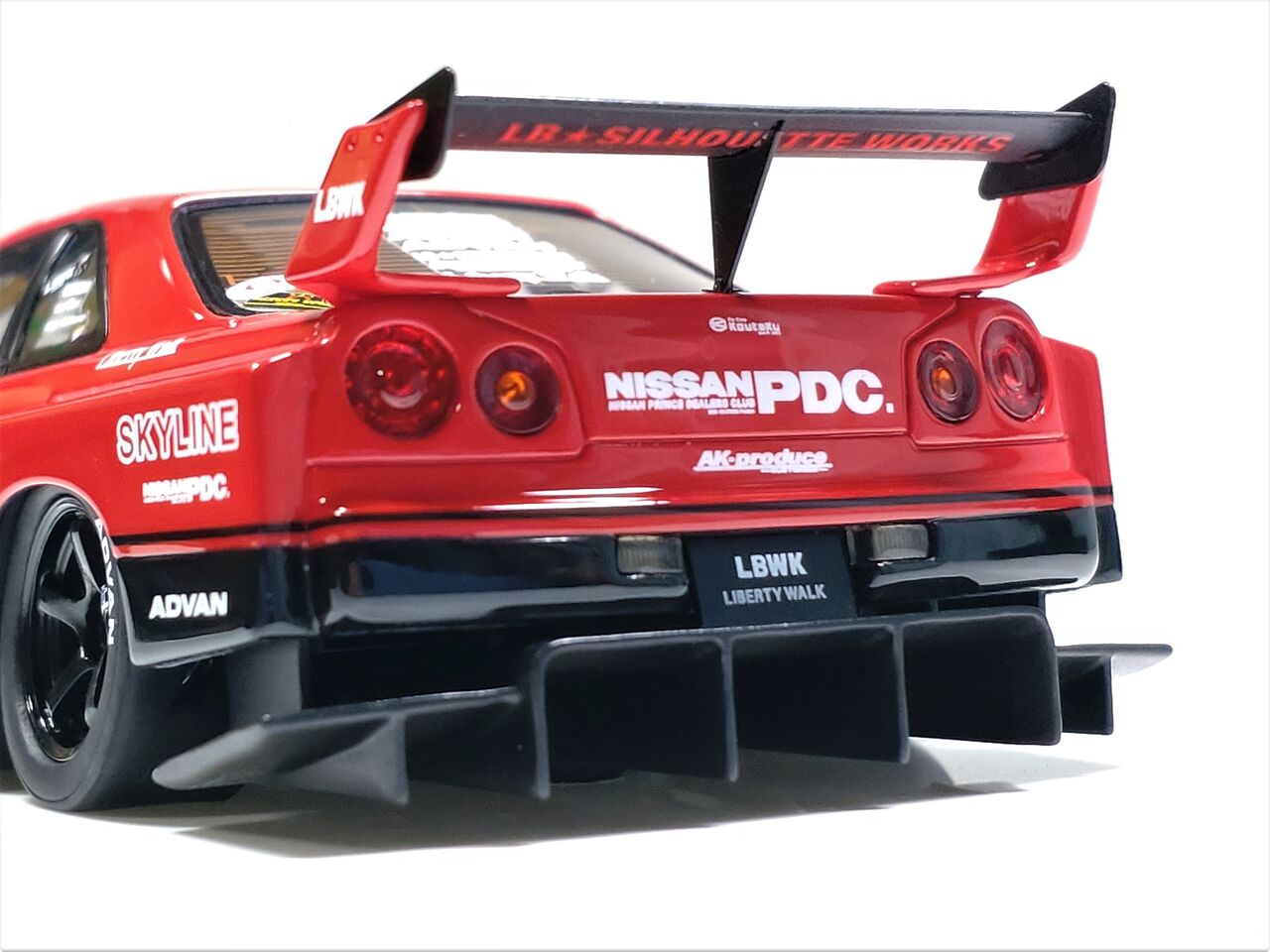 懐かしい～.EIDOLON 1/43 Liberty Walk LB-ER34 Super Silhouette