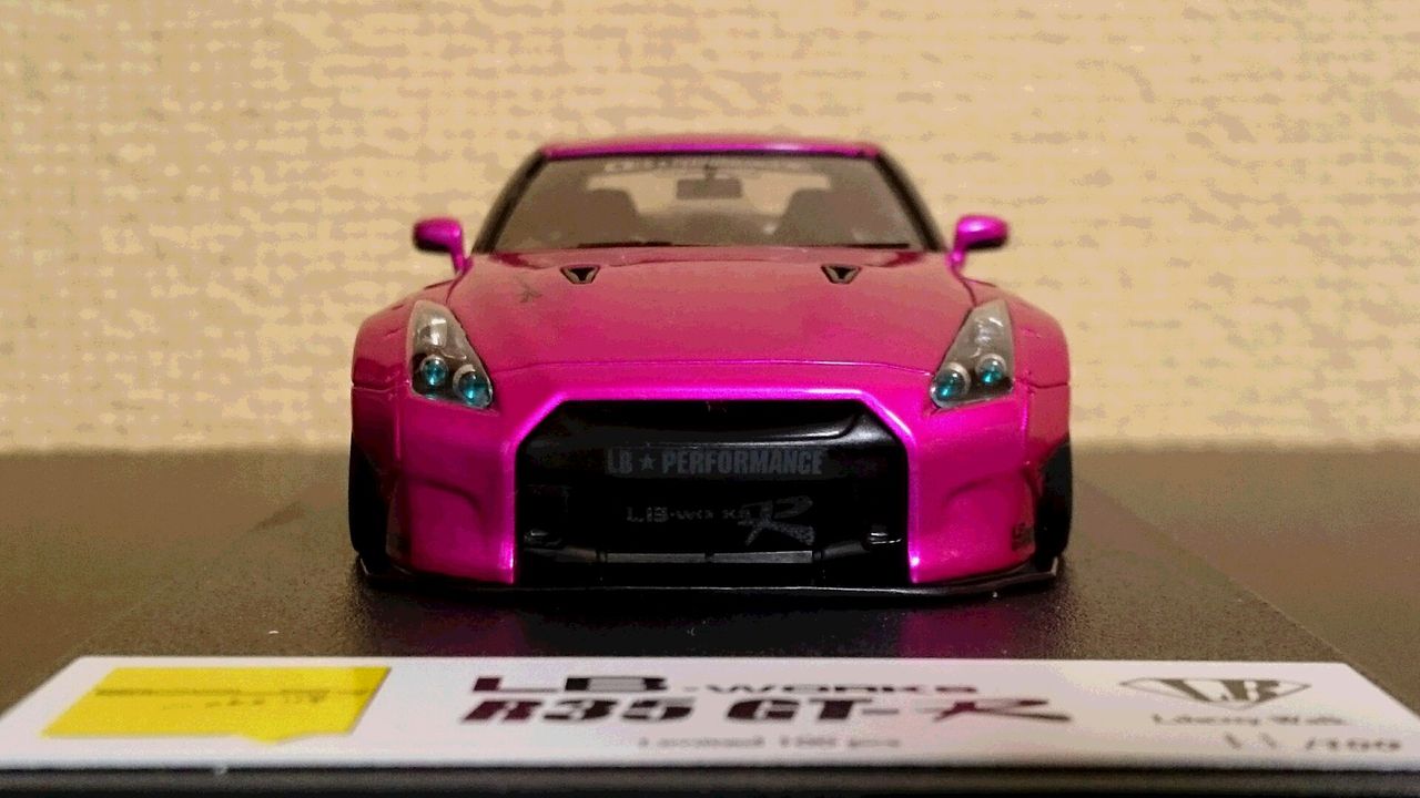 アイドロン　メイクアップ　LBWK GT-R R35 1/43 アイドロン メイクアップ LBWK GT-R R35 1/43 NISSAN GT-R R35 LIBERTY