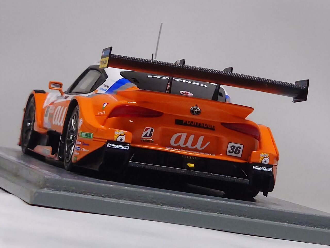 忘れた頃に..Spark 1/43 au TOM'S GR Supra No.36 TGR TEAM