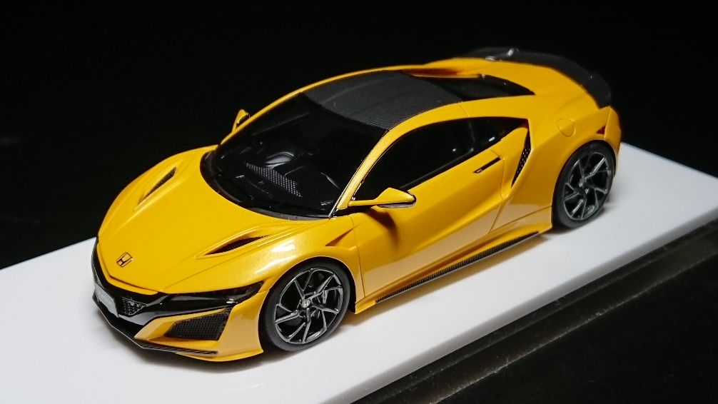 たまには.EIDOLON 1/43 HONDA NSX 2020 Pearl Yellow Limited 50