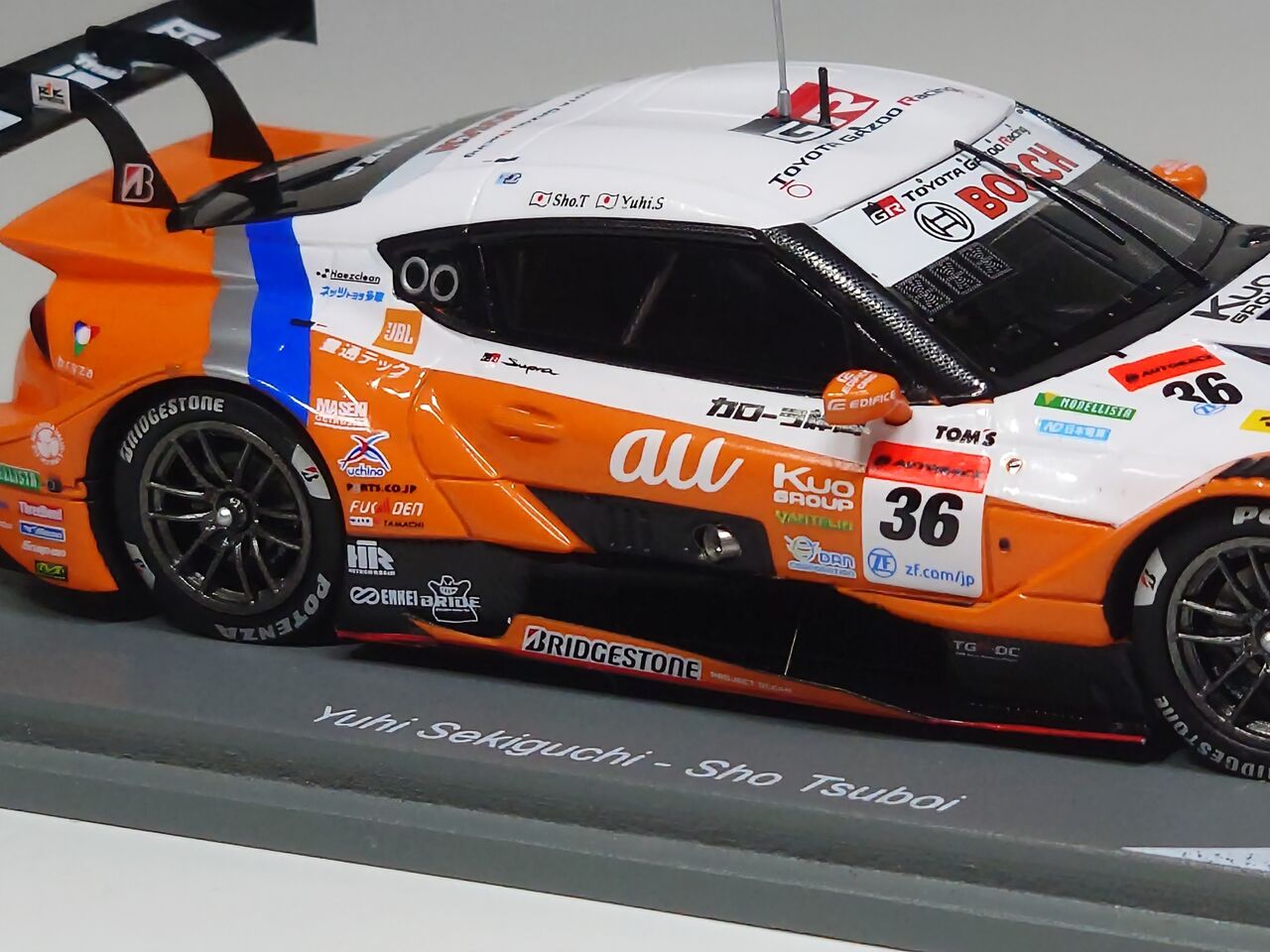 忘れた頃に..Spark 1/43 au TOM'S GR Supra No.36 TGR TEAM