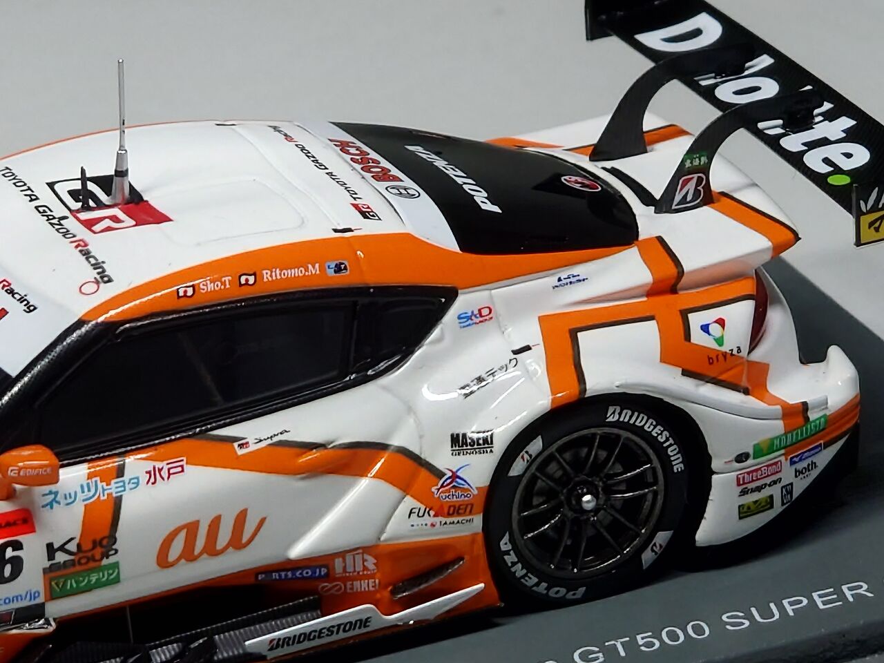 2023年GT500チャンピオン.Spark 1/43 au TOM'S GR Supra -TGR 2023年GT500チャンピオン.Spark 1/43 au TOM'S GR Supra -TGR