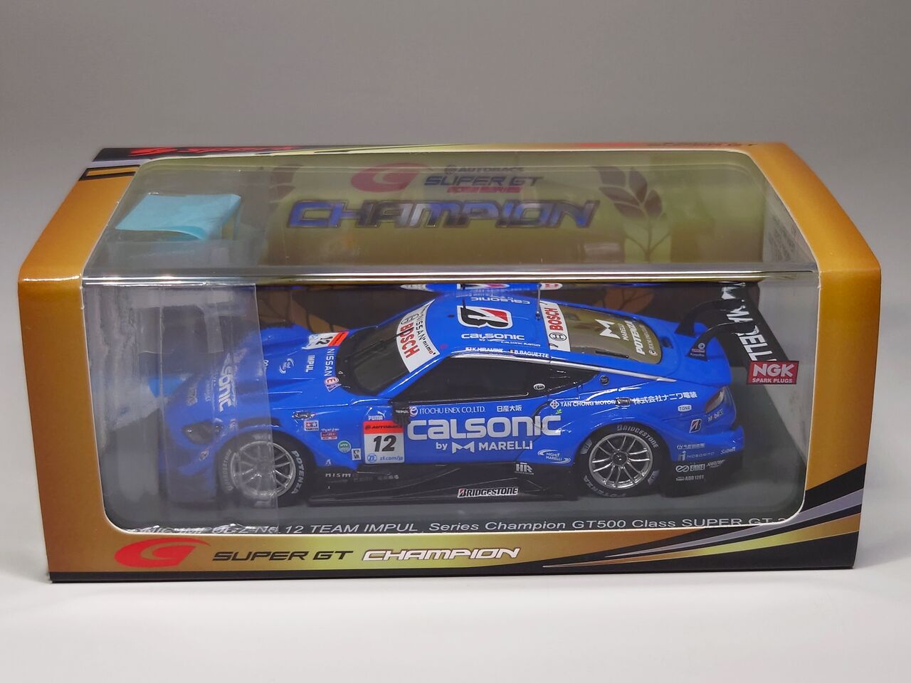 ご無沙汰です..Spark 1/43 CALSONIC IMPUL Z No.12 TEAM