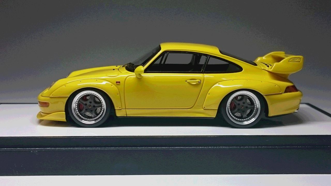 Vision1/43ポルシェ911(993)GT2 Street Speed Yellow : ミニカー Vision1/43ポルシェ911(993)GT2 Street Speed Yellow : ミニカー