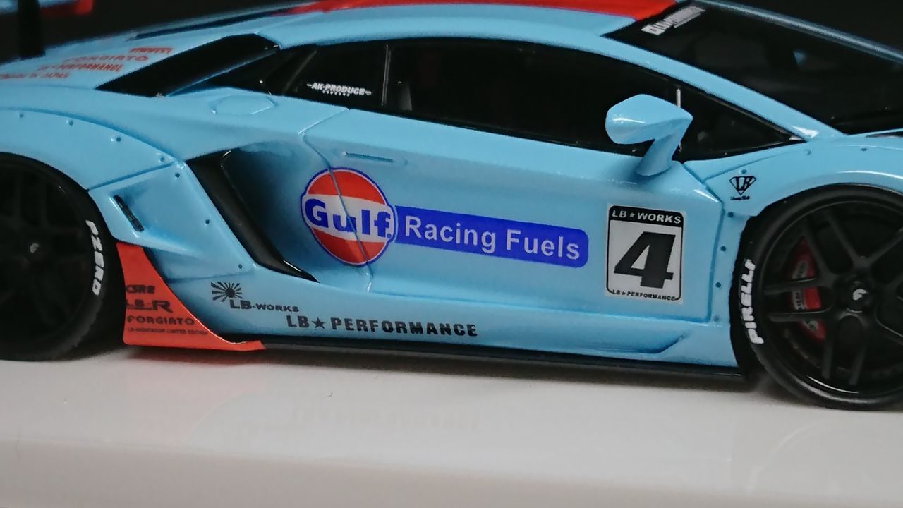 ナイスアイデア！Fuelme 1/43 Lamborghini Aventador LB-R Works