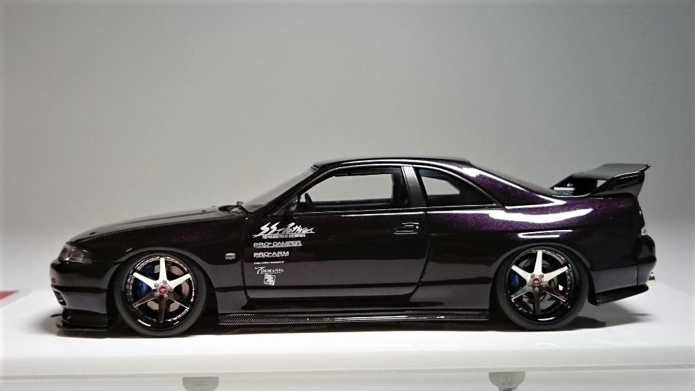 悩んだ末に..EIDOLON 1/43 Garage Active ACTIVE R33 GT-R Wide
