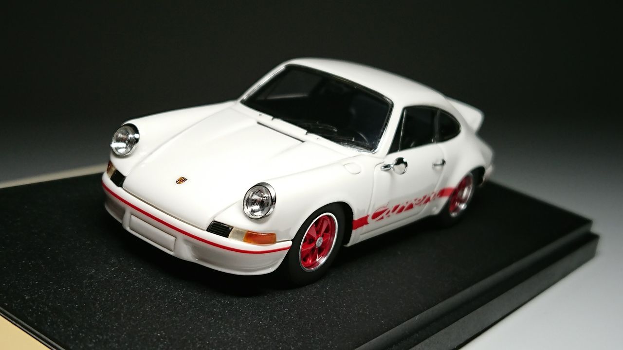 Vision 1/43 Porsche 911 Carrera RS 2.7 White/Red Stripe : ミニカー