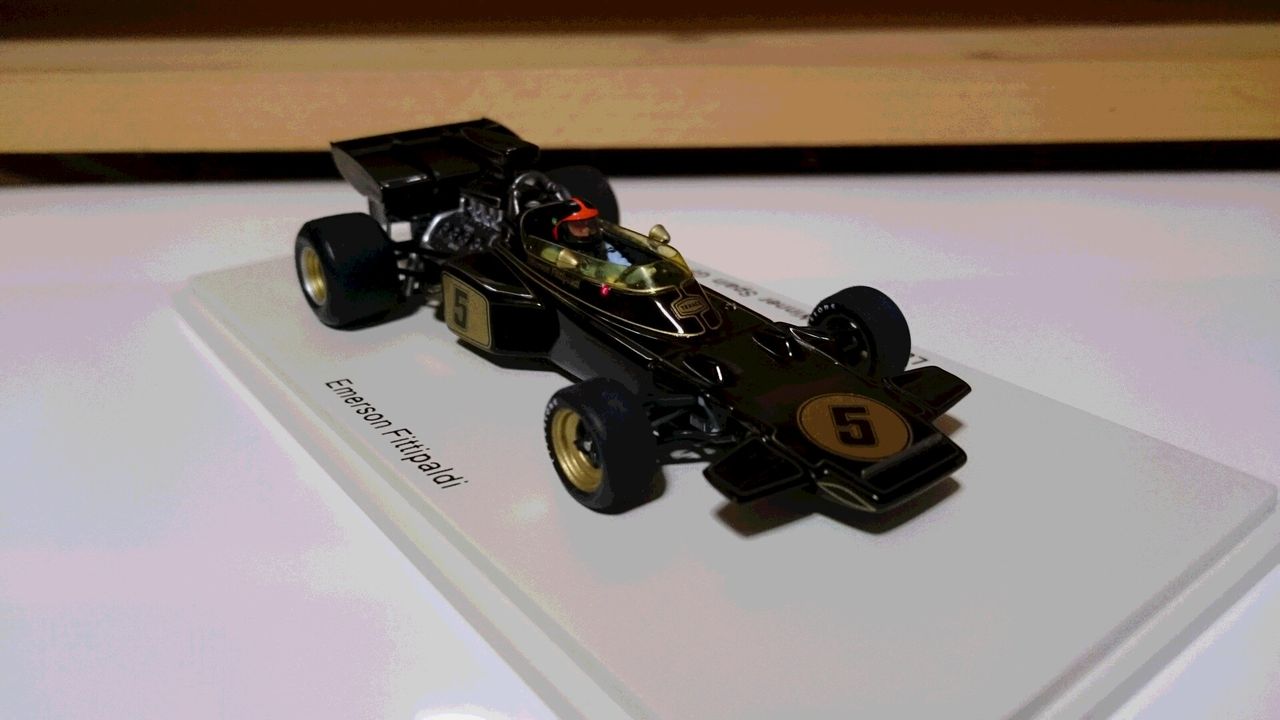 スパーク1/43ロータス72D スペインGP1972 E.フィッティパルディ