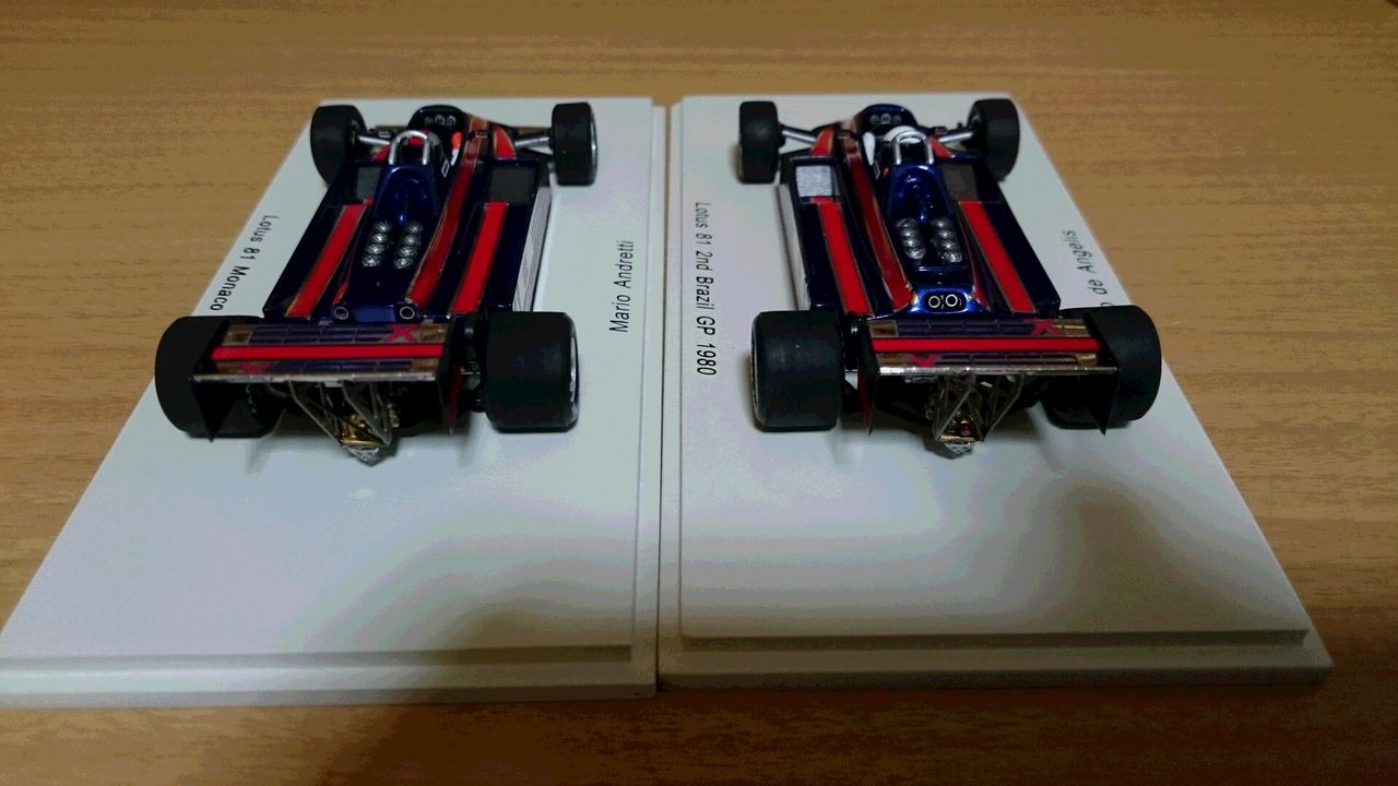 新品未展示 1/43 spark ロータス 81 1980 F1モナコグランプリ