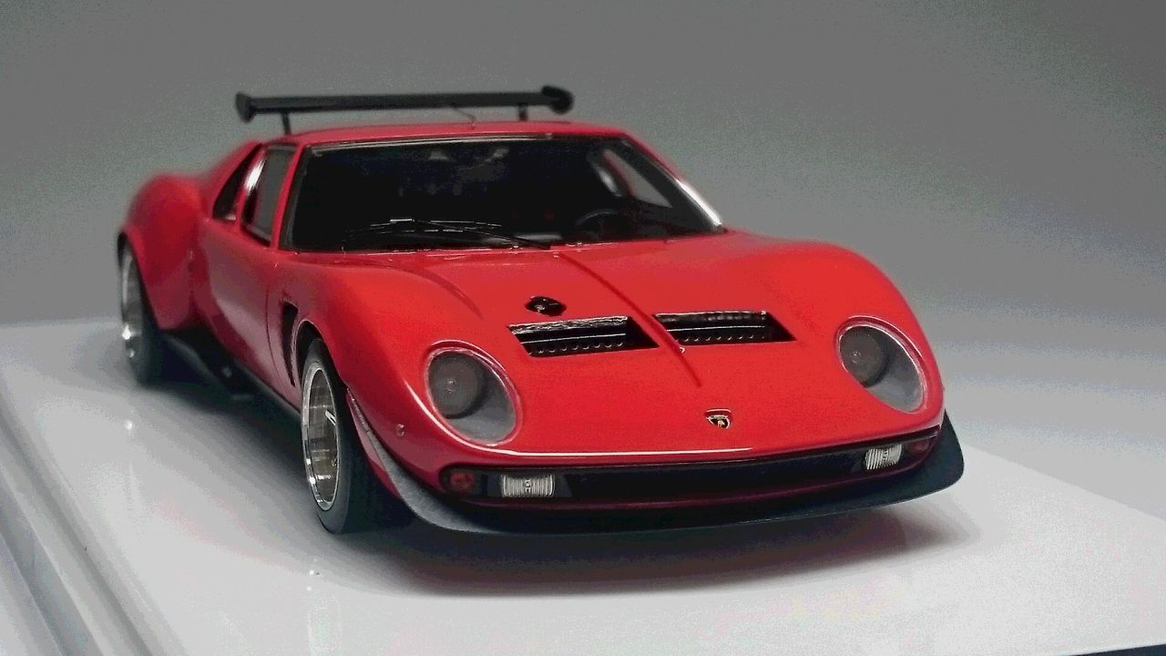 アイドロン　1/43ランボルギーニ　イオタSVRブラック限定40台ナンバリング6 アイドロン 1/43ランボルギーニ イオタSVRブラック限定40台ナンバリング6