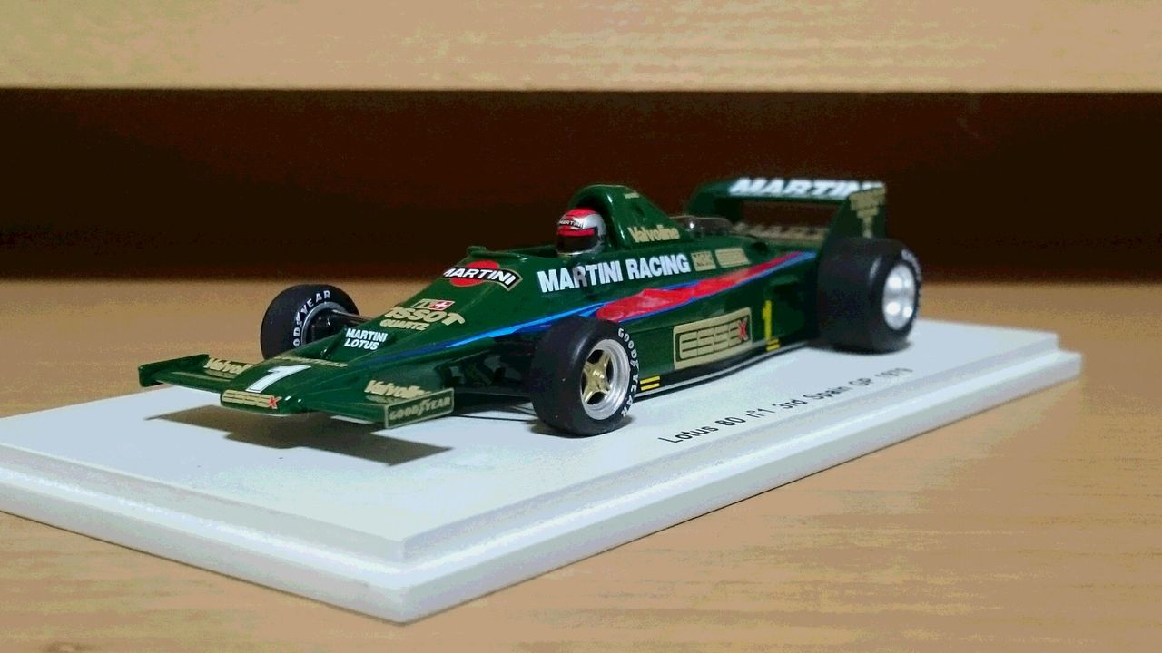 迷車!スパーク1/43ロータス80 スペインGP1979 M.アンド 迷車!スパーク1/43ロータス80 スペインGP1979 M.アンド