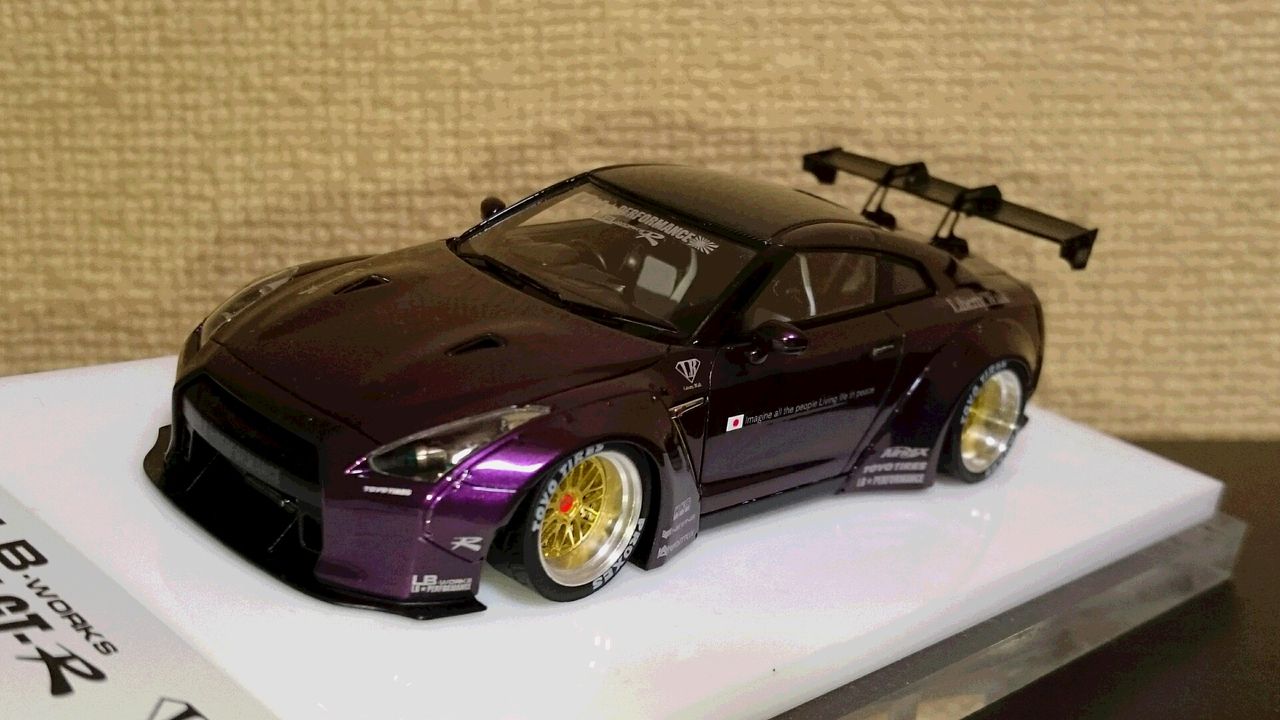 メイクアップ・アイドロン 1/43 LB☆WORKS 日産 GT-R (R35) ダック