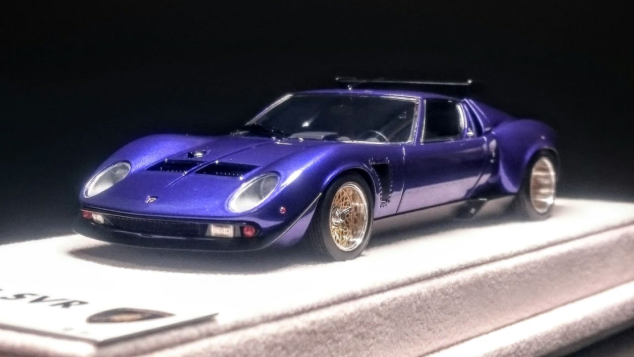 アイドロン 1/43 ランボルギーニ イオタ SVR メタリック パープル EIDOLON1/43Lamborghini JOTA SVR 1975 Metallic Purple