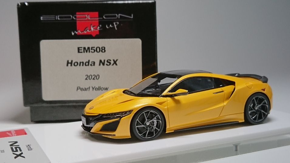 たまには.EIDOLON 1/43 HONDA NSX 2020 Pearl Yellow Limited たまには.EIDOLON 1/43 HONDA NSX 2020 Pearl Yellow Limited