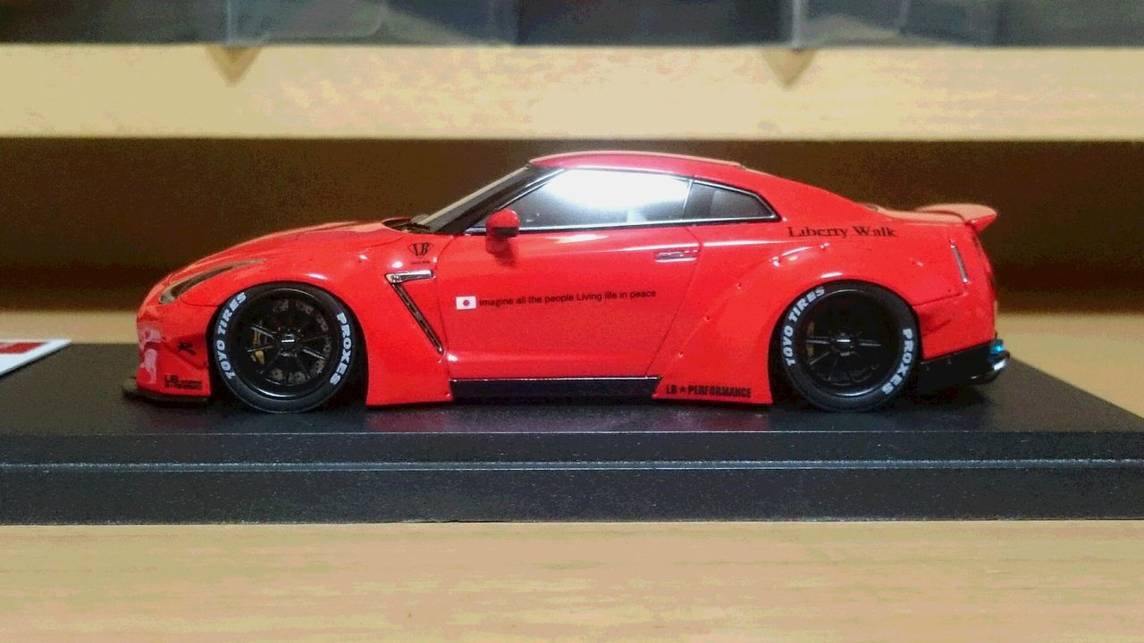 メイクアップ・アイドロン 1/43 LB☆WORKS 日産 GT-R (R35) ダック
