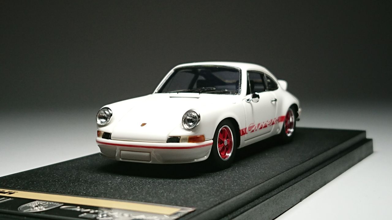 Vision 1/43 Porsche 911 Carrera RS 2.7 White/Red Stripe