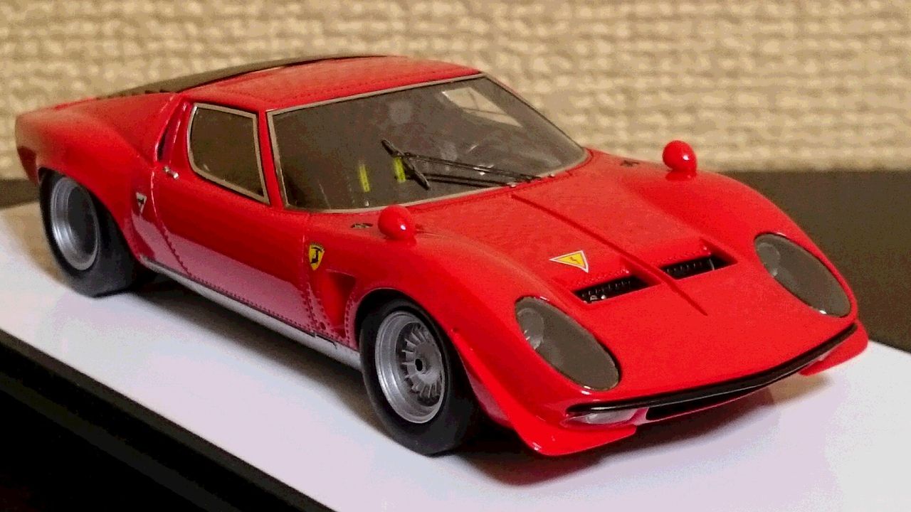 アイドロン1/43ランボルギーニイオタ イタリアンレッド : ミニカー道中記