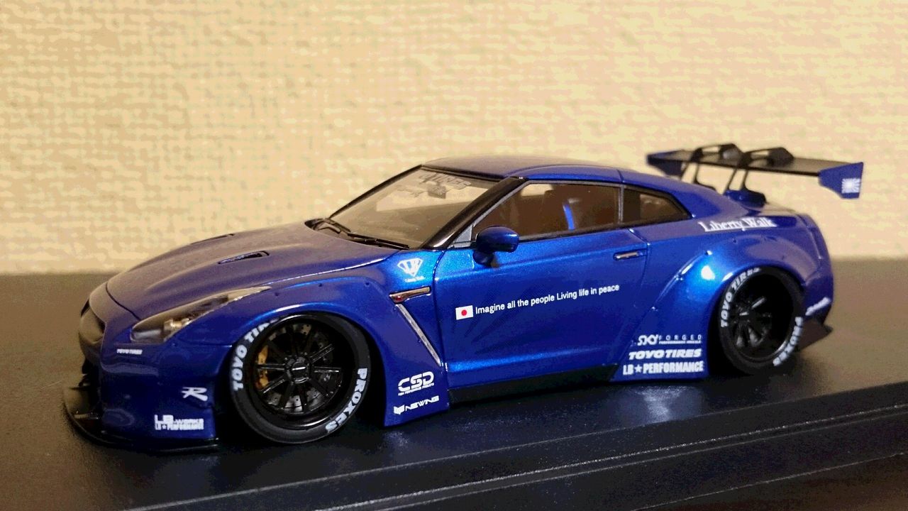 25台のアイドロンLB R35 GT-R : ミニカー道中記 25台のアイドロンLB R35 GT-R : ミニカー道中記
