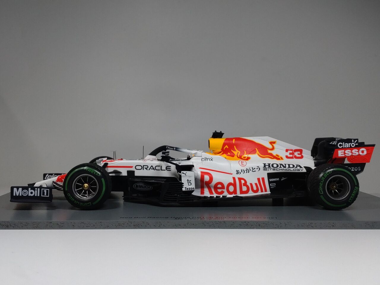 超 久々 Spark 1 18 Red Bull Racing Honda Rb16b 2nd Turkish Gp 21 Max Verstappen ミニカー道中記