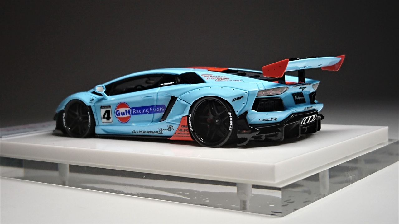 ナイスアイデア！Fuelme 1/43 Lamborghini Aventador LB-R Works
