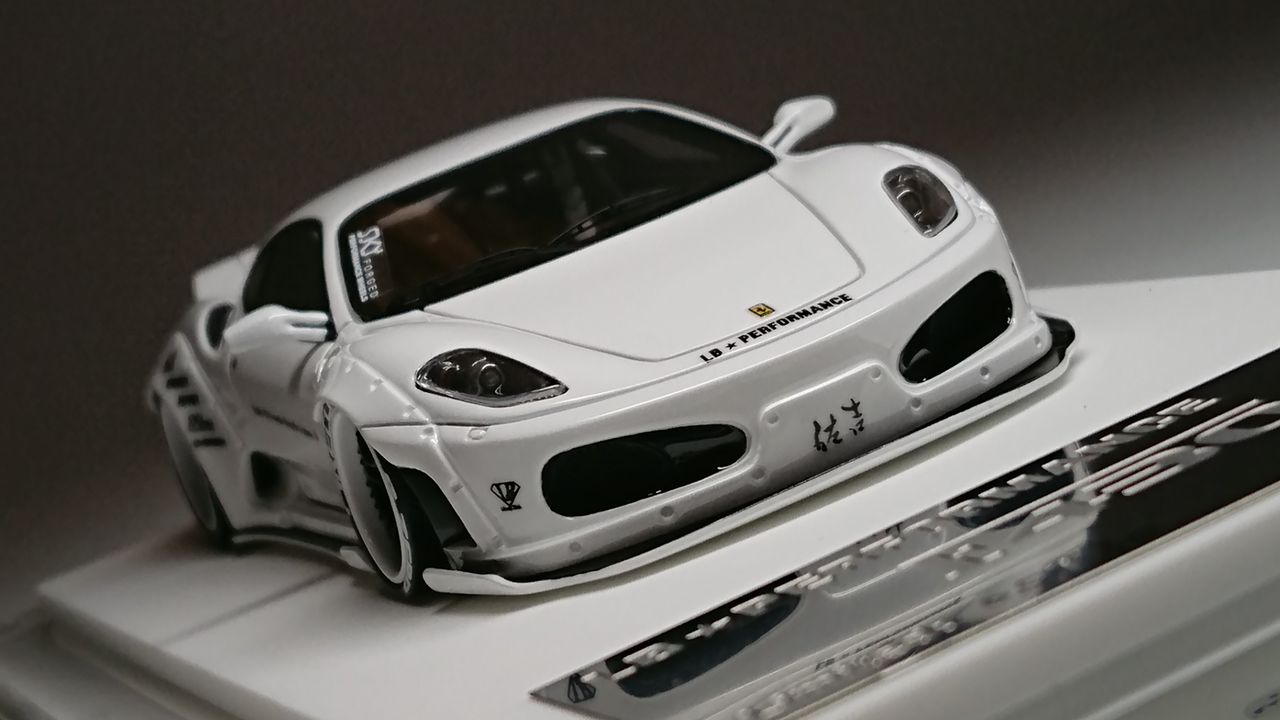 珍しくフェラーリ?M.S 1/43 LB☆PERFORMANCE F430 White