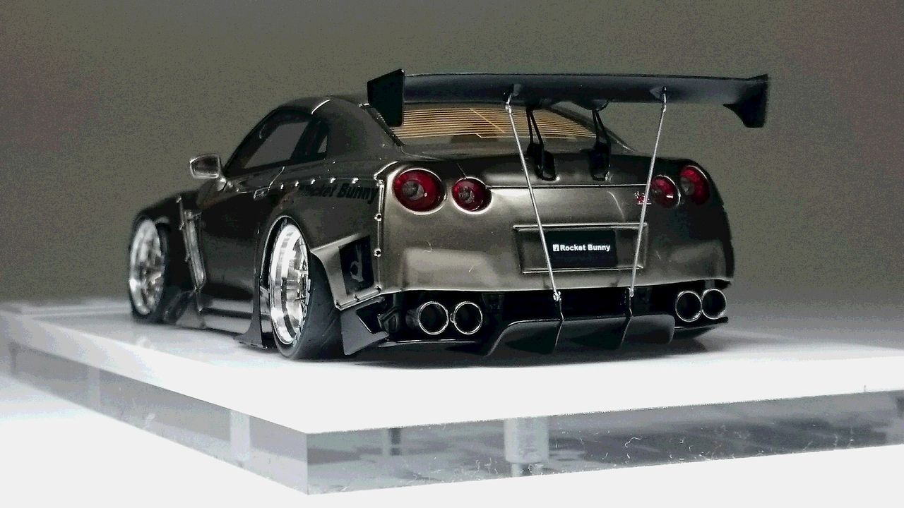 1/43ミニカー　アイドロン　Rocket Bunny GT-R 　マットグレー 1/43ミニカー アイドロン Rocket Bunny GT-R マットグレー 1/43