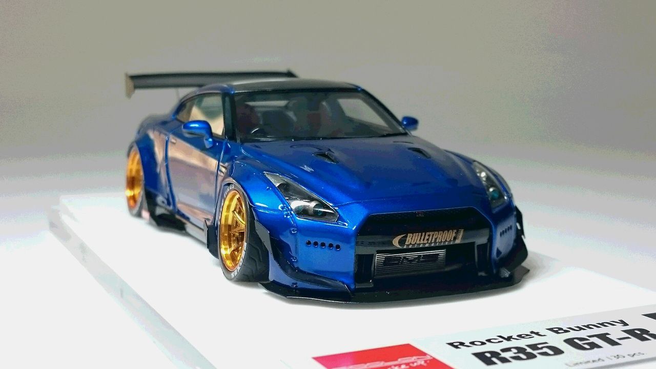 EIDOLON1/43Rocket Bunny R35 GT-R Candy Blue : ミニカー道中記