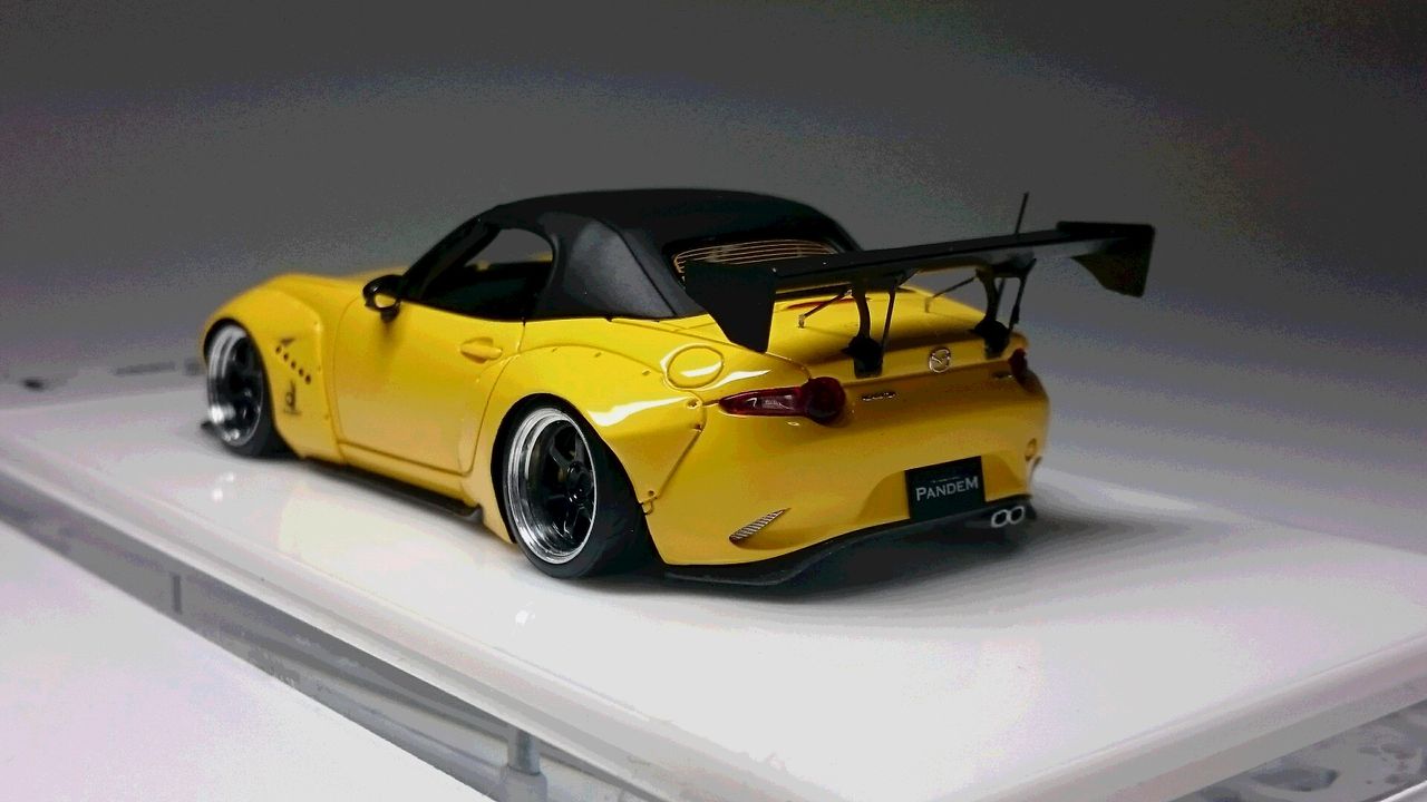 アイドロン1/43PANDEM ロードスター(ND)Yellow : ミニカー道中記 アイドロン1/43PANDEM ロードスター(ND)Yellow : ミニカー道中記