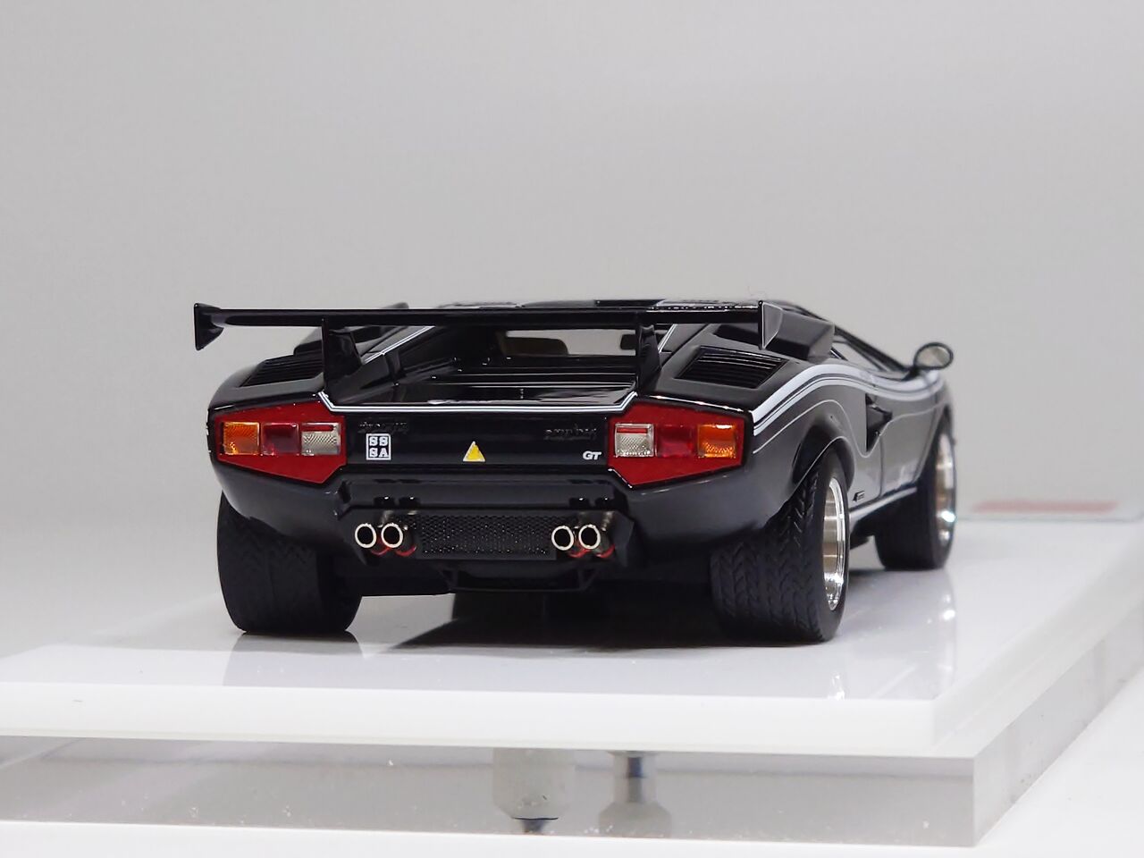 1/43★ランボルギーニ カウンタック LP500 クアトロバルボーレ★ブラック Make Up Co., Ltd. / Lamborghini Countach LP5000 QV 1988 with