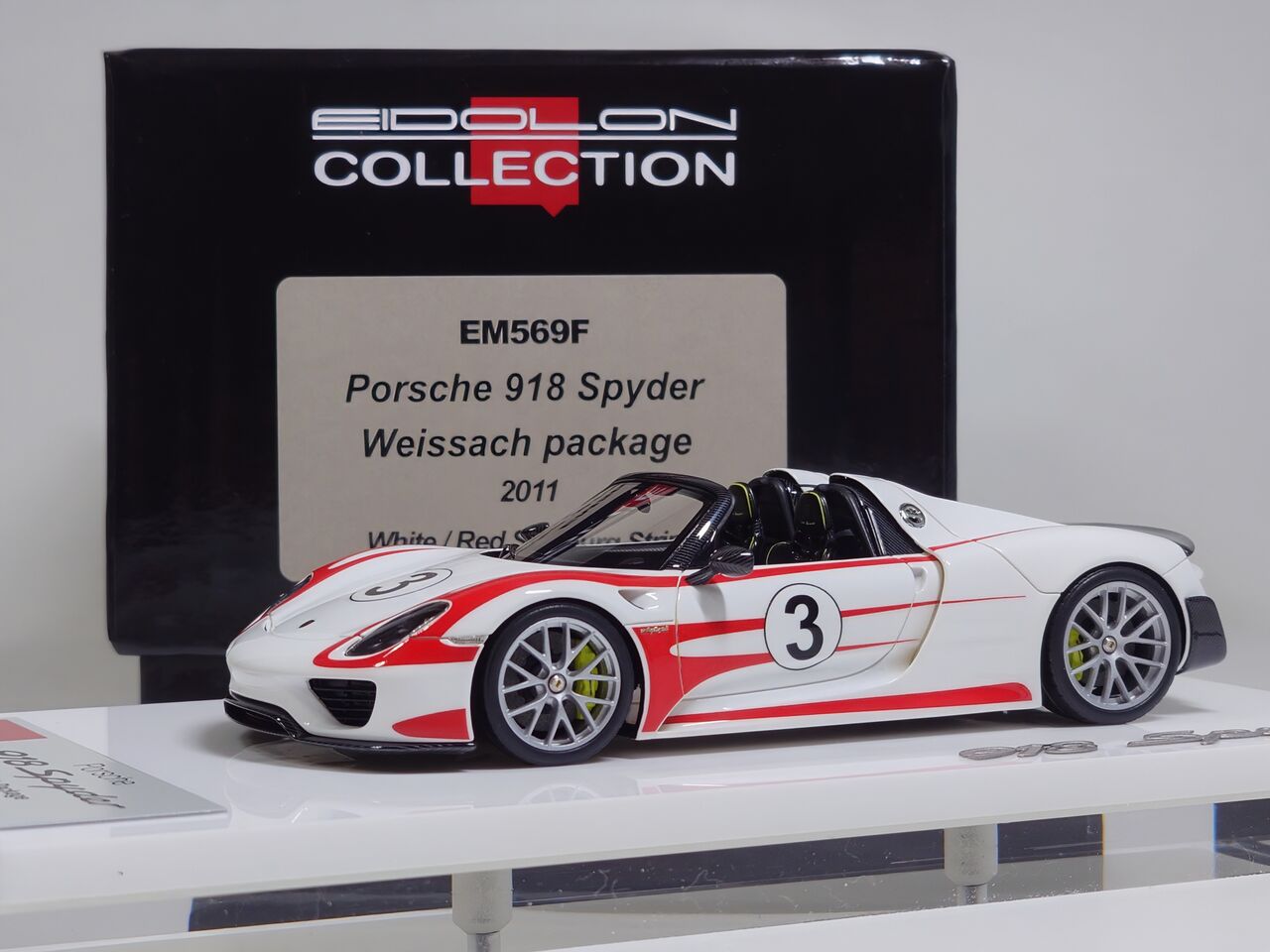 EIDOLON　1/43　ポルシェ 918 スパイダー【新品】レーシングイエロー EIDOLON 1/43 ポルシェ 918 スパイダー【新品】レーシングイエロー
