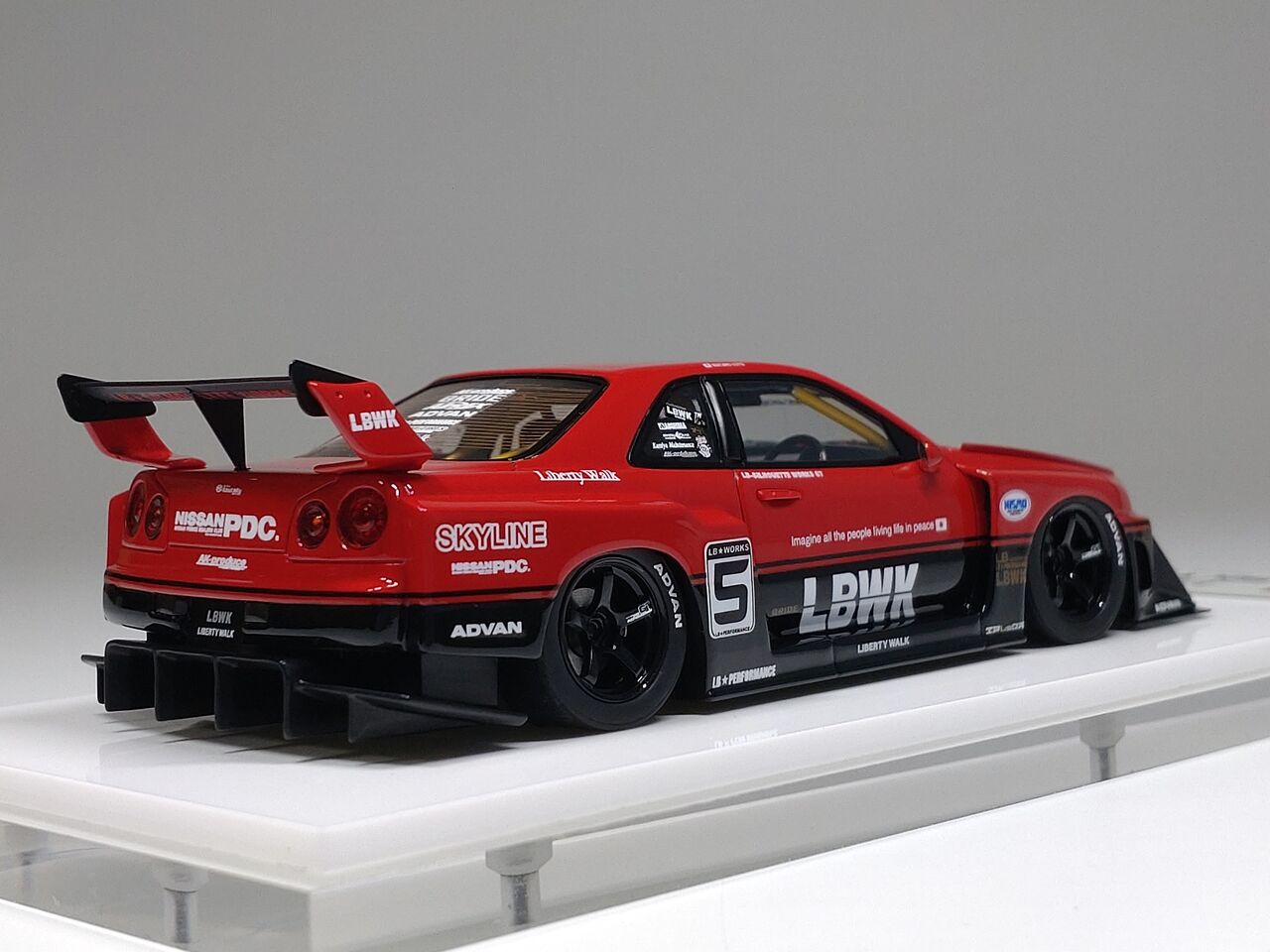 懐かしい～.EIDOLON 1/43 Liberty Walk LB-ER34 Super