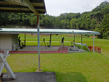 三重上野市のクレー射撃場