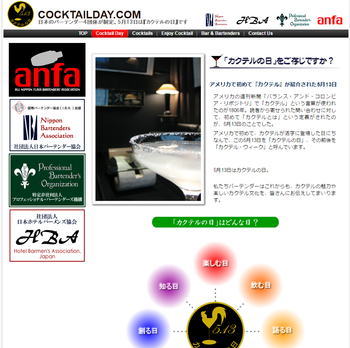 「カクテルの日」公式ページ