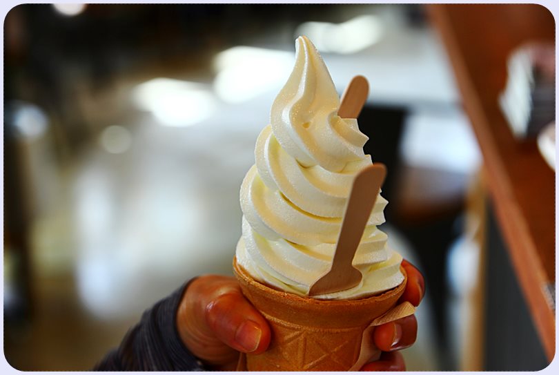 河口湖 富士大石ハナテラス ミルクソフトクリーム 写真日記