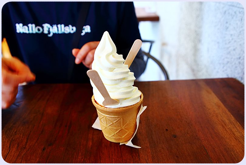 河口湖 富士大石ハナテラス ミルクソフトクリーム 写真日記