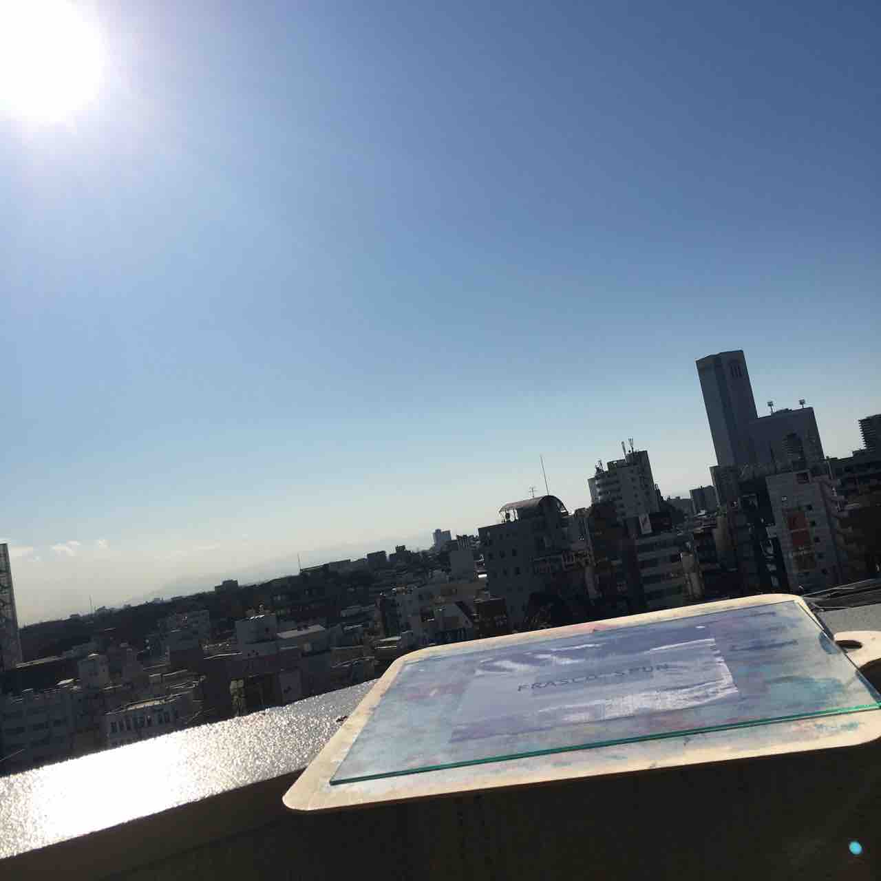 本当に太陽光で製版しているんだよ : シルクスクリーン日和