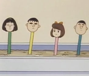 おかめちゃんの問答鉛筆 シルクスクリーン日和