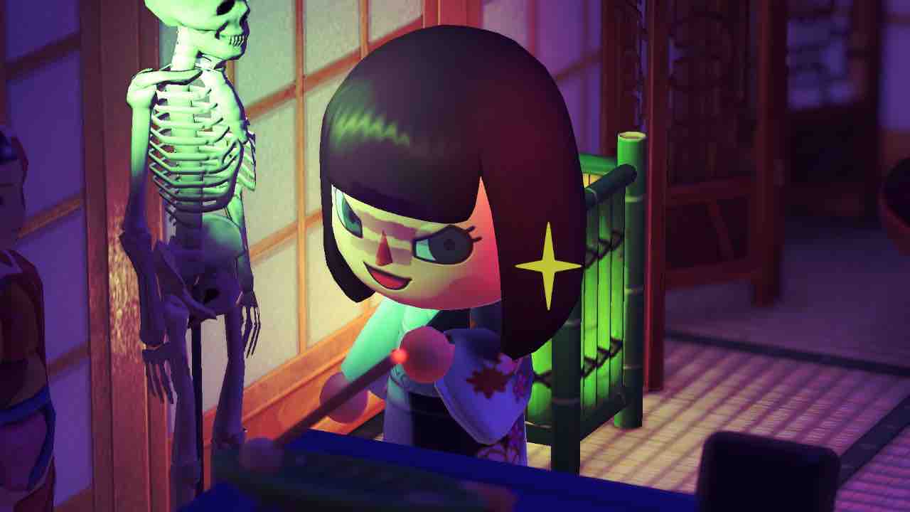 あつまれどうぶつの森 お盆過ぎちゃったけど構うこたぁねぇ あつ森ホラーナイトฅ ﻌ ฅｺｰﾝ 生きてるだけで丸儲け