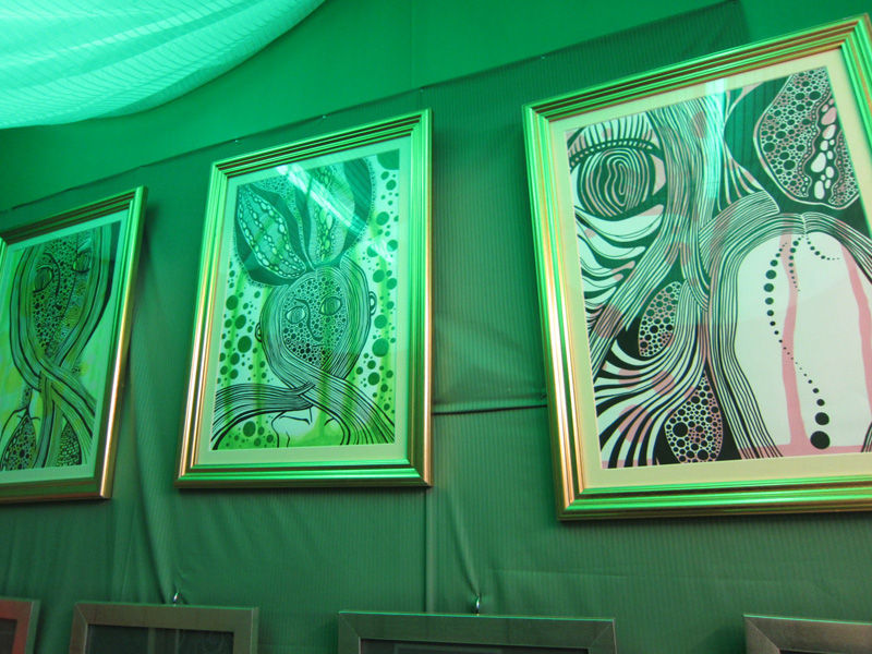 チャトチャックにある絵画のお店「SATOMI design」に行ってき