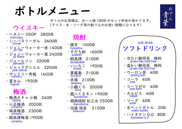 ドリンクメニュー3s