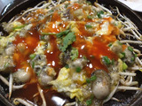 牡蠣の炒め物