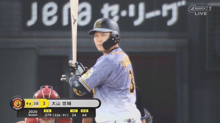 大山悠輔さん 阪神の偉大な記録を27年ぶりに更新しそう Baseballlog